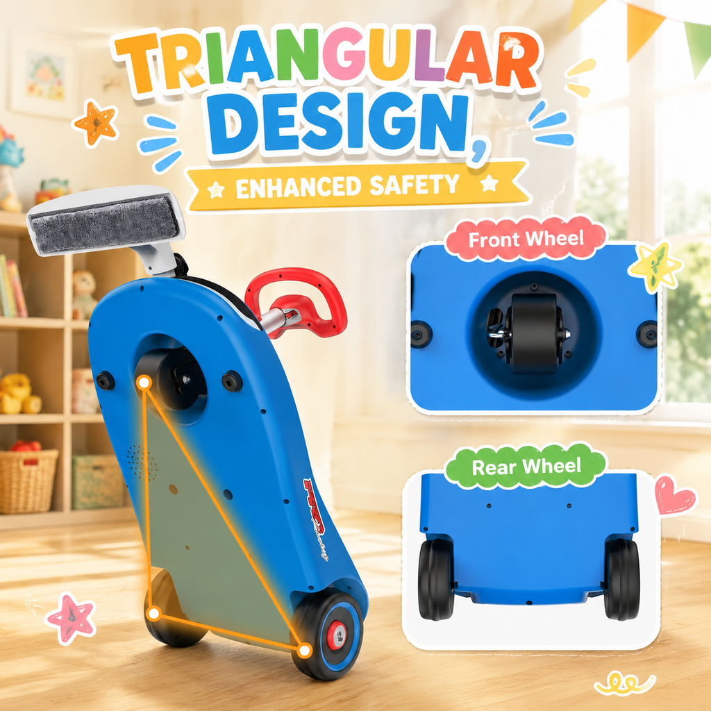 12V Electric Wiggle Car with Pedal, Kids Ride On Car with Cleaning Function, Rechargeable 2-in-1 Swing Car, 2 Speeds up to 4 MPH, LED Lights, Music, Ideal Birthday & Christmas Gift for Kids 3+