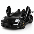 24V Kids Ride on Car for Big Kids, 2 Seaters RUF Licensed Sports Car，4WD Kids Electric Car, Ride on Toys, Remote Control, Features Music, Story, Wireless Connection